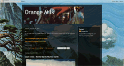 Desktop Screenshot of orangemilkrecordings.blogspot.com
