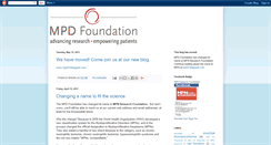 Desktop Screenshot of mpdfoundation.blogspot.com