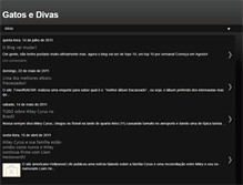 Tablet Screenshot of gatosedivas.blogspot.com