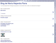 Tablet Screenshot of marialejandraparra.blogspot.com