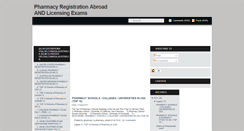 Desktop Screenshot of pharmacy-exam.blogspot.com