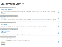 Tablet Screenshot of collegewriting2009.blogspot.com