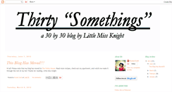 Desktop Screenshot of 30littlesomethings.blogspot.com