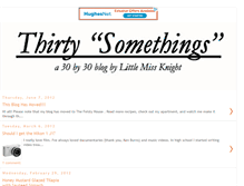 Tablet Screenshot of 30littlesomethings.blogspot.com