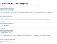 Tablet Screenshot of celebritiesandsearchengines.blogspot.com