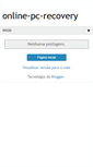 Mobile Screenshot of online-pc-recovery.blogspot.com