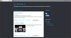 Desktop Screenshot of djdoublecproductions.blogspot.com