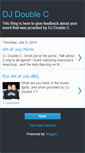 Mobile Screenshot of djdoublecproductions.blogspot.com