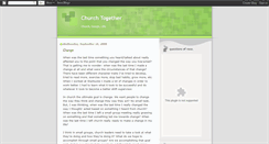 Desktop Screenshot of churchtogether.blogspot.com