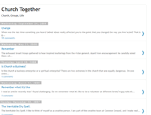 Tablet Screenshot of churchtogether.blogspot.com