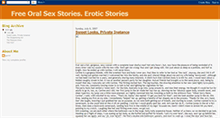 Desktop Screenshot of oral-sex-stories.blogspot.com