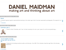 Tablet Screenshot of danielmaidman.blogspot.com