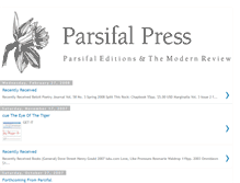 Tablet Screenshot of parsifal-press.blogspot.com