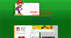 Desktop Screenshot of juegoenlinea.blogspot.com