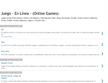 Tablet Screenshot of juegoenlinea.blogspot.com