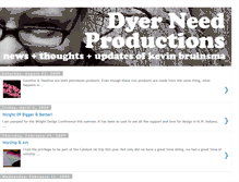 Tablet Screenshot of dyerneedproductions.blogspot.com