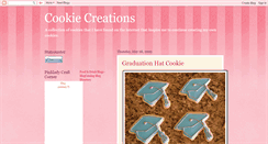 Desktop Screenshot of cookiecreations.blogspot.com