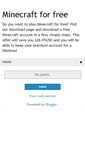 Mobile Screenshot of onlineminecraftforfree.blogspot.com