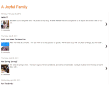 Tablet Screenshot of ajoyfulfamily.blogspot.com