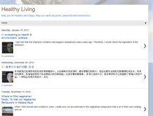 Tablet Screenshot of healthylivingwithus.blogspot.com