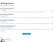 Tablet Screenshot of 2dprogrammer.blogspot.com