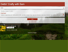 Tablet Screenshot of gettincraftywithsam.blogspot.com