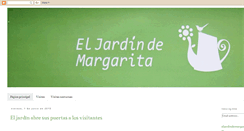 Desktop Screenshot of eljardindemargarita.blogspot.com