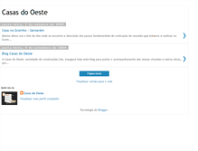 Tablet Screenshot of casasdooeste.blogspot.com