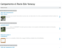 Tablet Screenshot of campamentoelrocio.blogspot.com