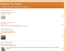 Tablet Screenshot of poppingthecrowd.blogspot.com