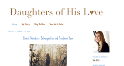 Desktop Screenshot of daughtersofhislove.blogspot.com