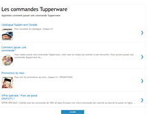 Tablet Screenshot of commandes-tupperware.blogspot.com