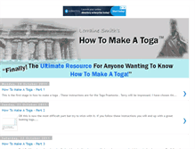 Tablet Screenshot of how-to-make-a-toga.blogspot.com