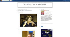 Desktop Screenshot of mandalynnsmemoirs.blogspot.com