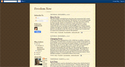 Desktop Screenshot of freedomfromlibsnow.blogspot.com