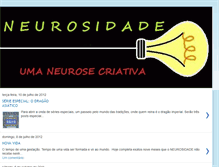 Tablet Screenshot of neurosidade.blogspot.com