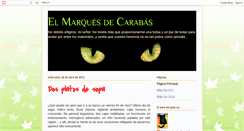 Desktop Screenshot of elmarquesdecarabas.blogspot.com