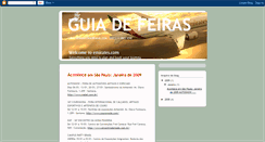 Desktop Screenshot of guiadefeiras.blogspot.com