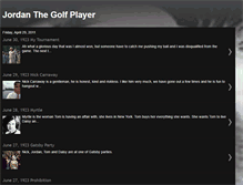 Tablet Screenshot of jordonthegolfplayer.blogspot.com