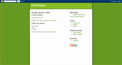 Desktop Screenshot of funkdnavan.blogspot.com
