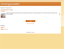 Tablet Screenshot of choosingyourwatch.blogspot.com