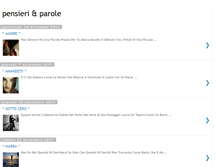 Tablet Screenshot of pensieriforsepoesie.blogspot.com