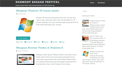 Desktop Screenshot of harmonybazaarfestival.blogspot.com