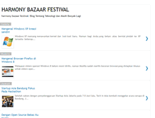 Tablet Screenshot of harmonybazaarfestival.blogspot.com