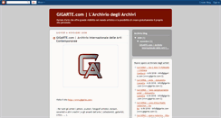 Desktop Screenshot of gigarte.blogspot.com