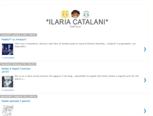 Tablet Screenshot of ilariacatalani.blogspot.com