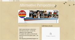 Desktop Screenshot of alternative-perspectives.blogspot.com