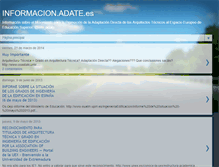 Tablet Screenshot of informacionadate.blogspot.com