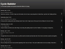 Tablet Screenshot of cyclebabbler.blogspot.com