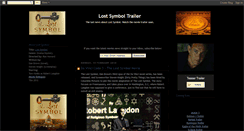 Desktop Screenshot of lost-symbol-movie-trailer.blogspot.com